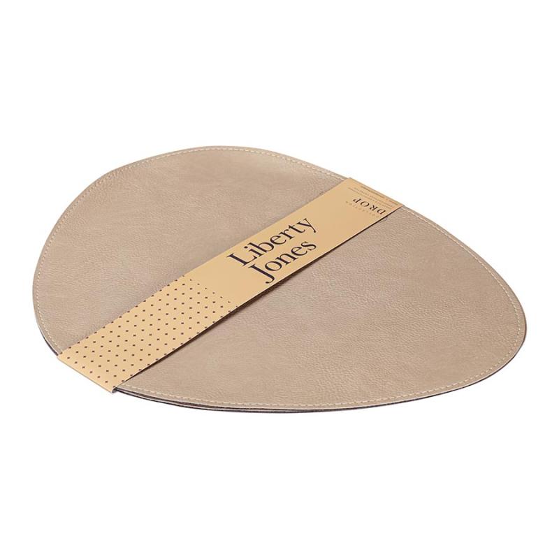 Набор из 2х двухсторонних сервировочных салфеток drop, 33х41 см, шоколадный