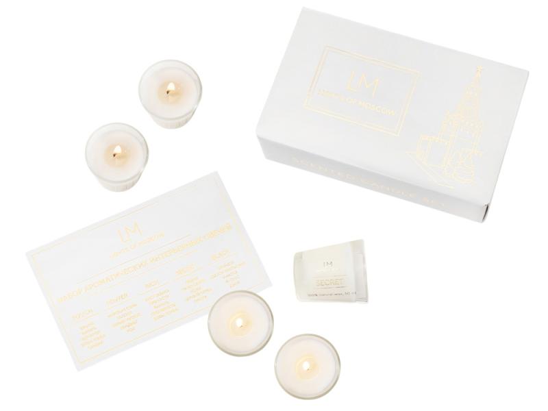 Набор ароматических свечей, 5*50 мл