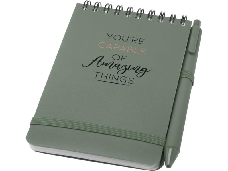 Блокнот А6 Thalaasa с шариковой ручкой