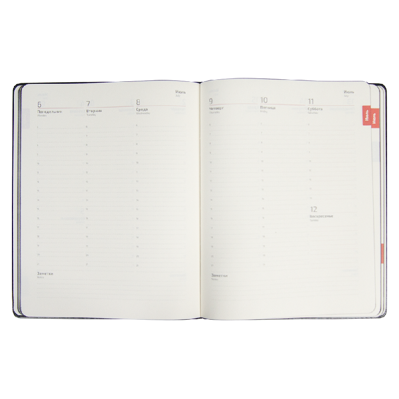 Еженедельник Urban Agenda Buffalo A4, датированный на 2026 г, в полугибкой обложке