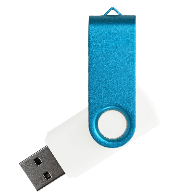 Флеш накопитель USB 2.0 Twister Сolor Mix 16GB, пластик Софт Тачметалл