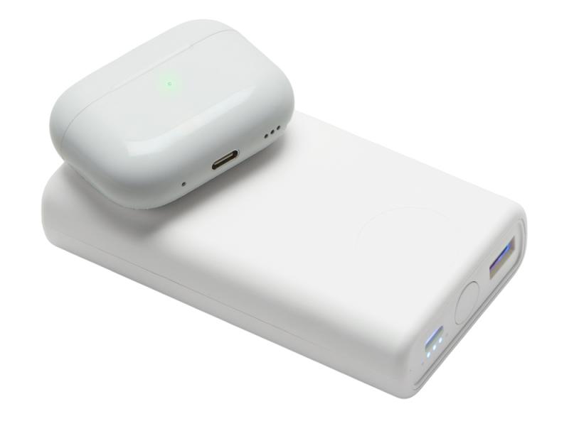 Внешний беспроводной аккумулятор 2-в-1 с функцией зарядки Apple Watch, QC/PD AtomIQ, 10000 мАч