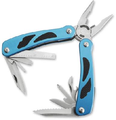 Мультитул Stinger, алюмпластик (серебрсине), 9 инструм, нейлон чехол