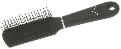 Расческа Dewal Beauty серия "Шарм" массажная с пластиковым штифтом,прямоугольная мини 18 см