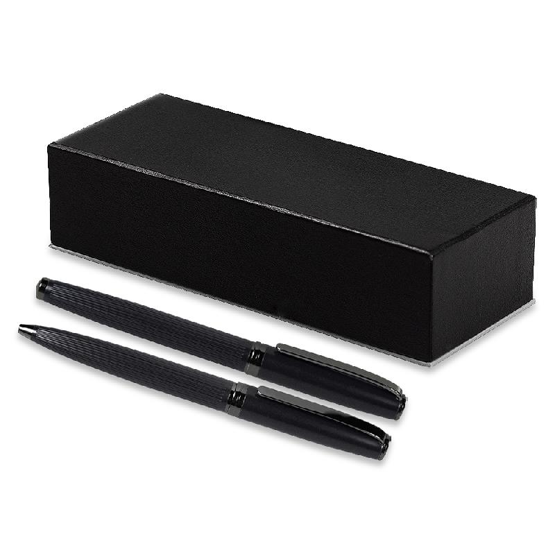 Набор ручек Ontario Solution,  (ручка шариковая, роллер) в подарочной коробке Emotion