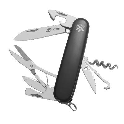 Нож перочинный Stinger, 90 мм, 13 функций, ериал рукояти: АБСпластик , в блистере