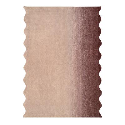 Ковер из шерсти over horizon цвета марсала из коллекции trendy ruffles, 180х230 см