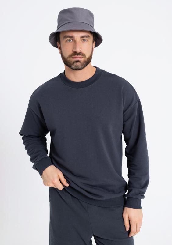 Свитшот унисекс STAN футер без начёса, 350, 96, Графит (101)