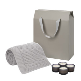 Подарочный набор Sento, Malta Soft,  (свечи, плед)