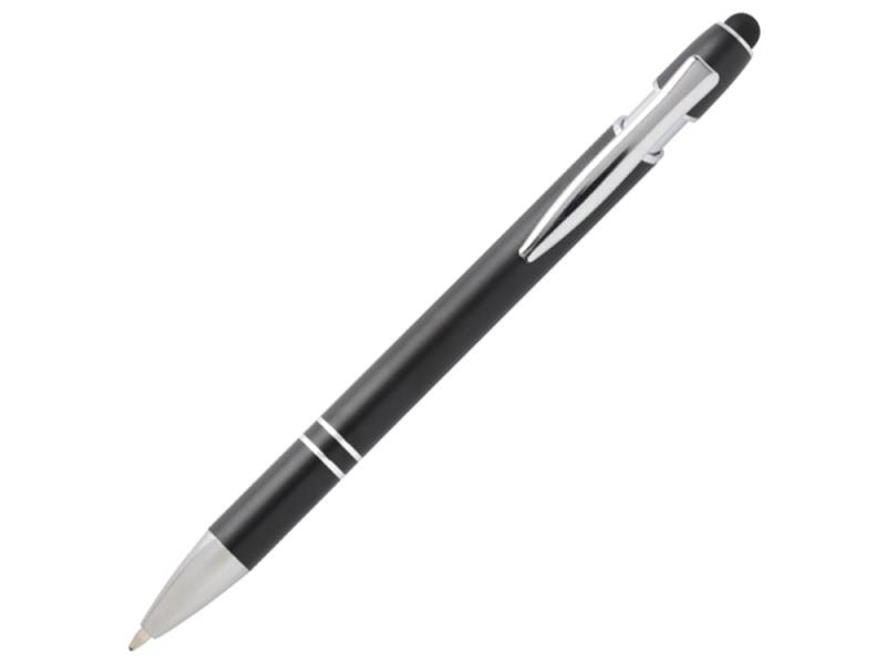 Ручка шариковая с серебристой отделкой Kish