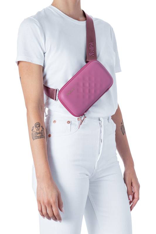 Дорожная сумочка Rollink Mini Bag Tour 21x12x6 см, ярко-розовая