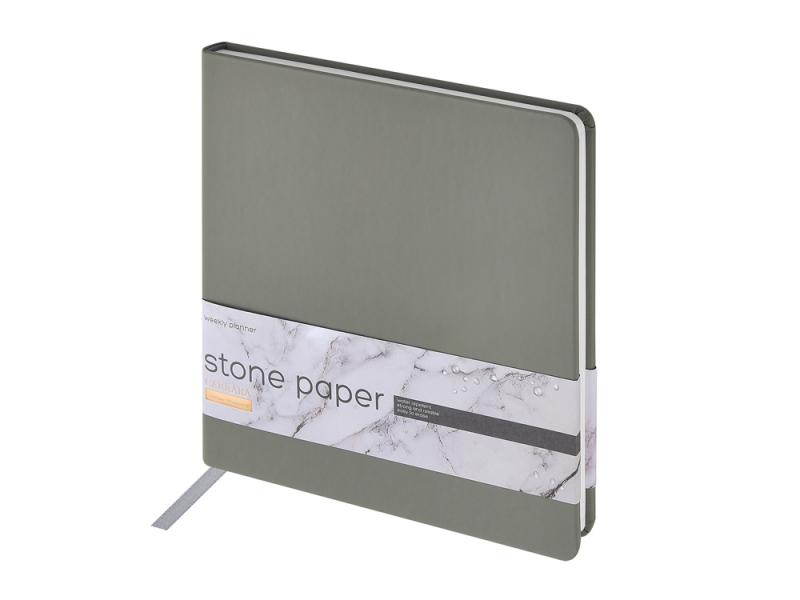 Еженедельник с каменной бумагой А5+ Carrara