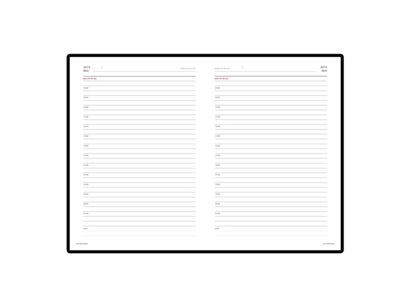 Ежедневник А5 недатированный Leader