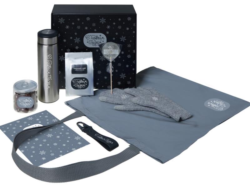 Подарочный набор Re:Breathe с перчатками, термосом и чаем