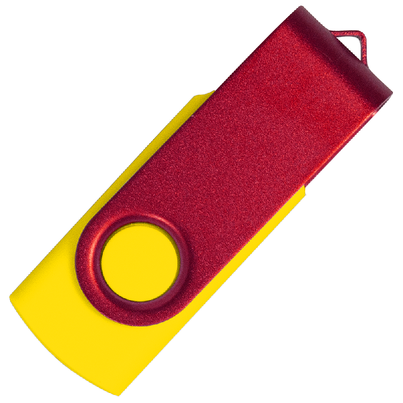 Флеш накопитель USB 2.0 Twister Сolor Mix 16GB, пластик Софт Тачметалл