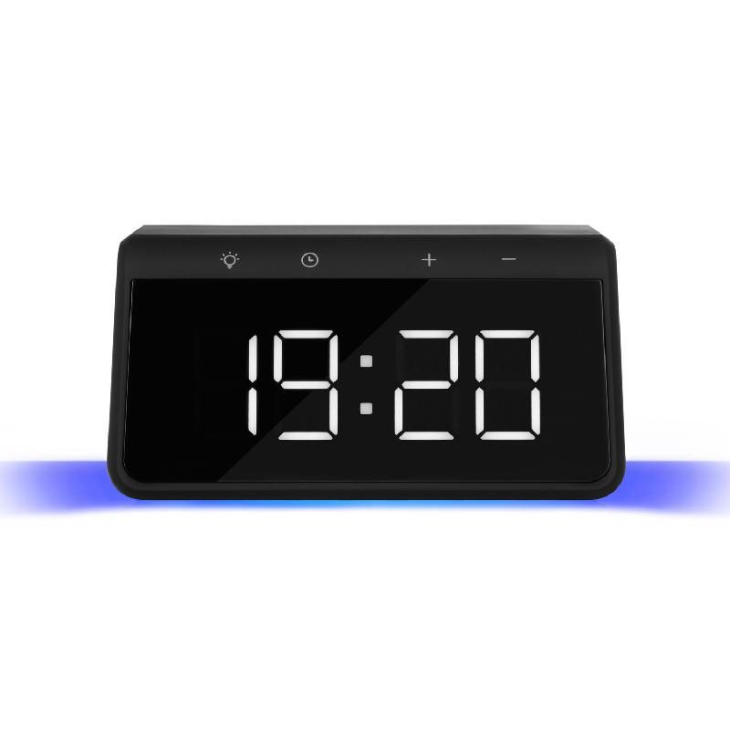 Зарядная станция с часами 15W Flame