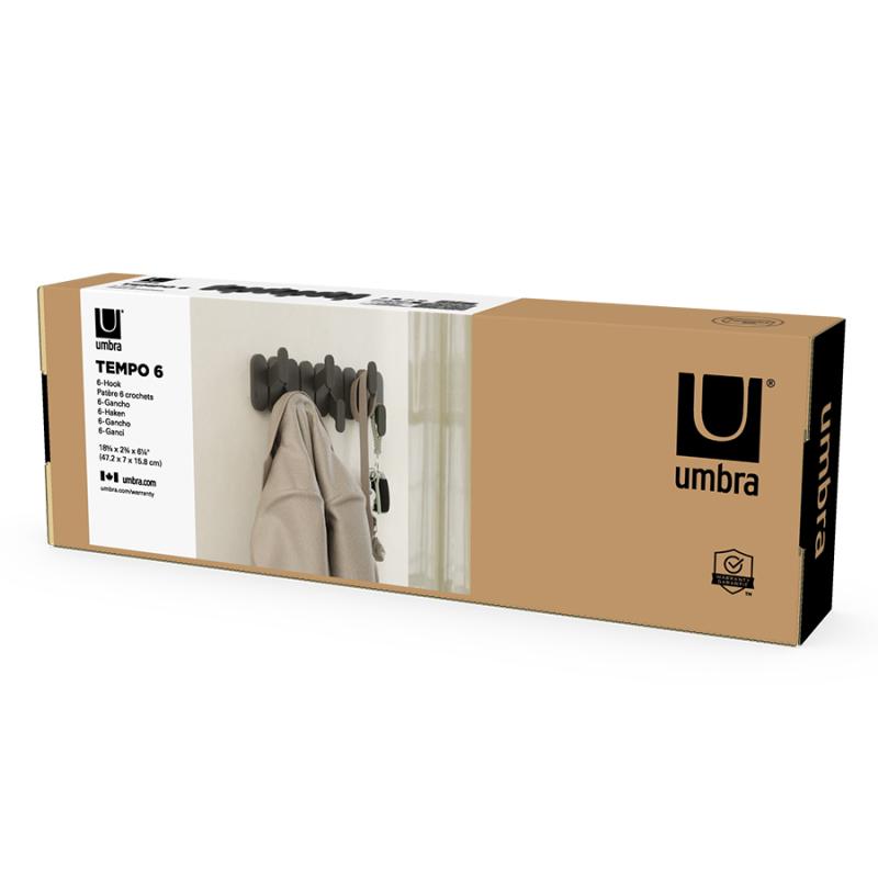 Вешалка настенная tempo, 6 крючков