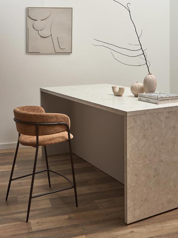 Стул полубарный helning, мягкий шенилл