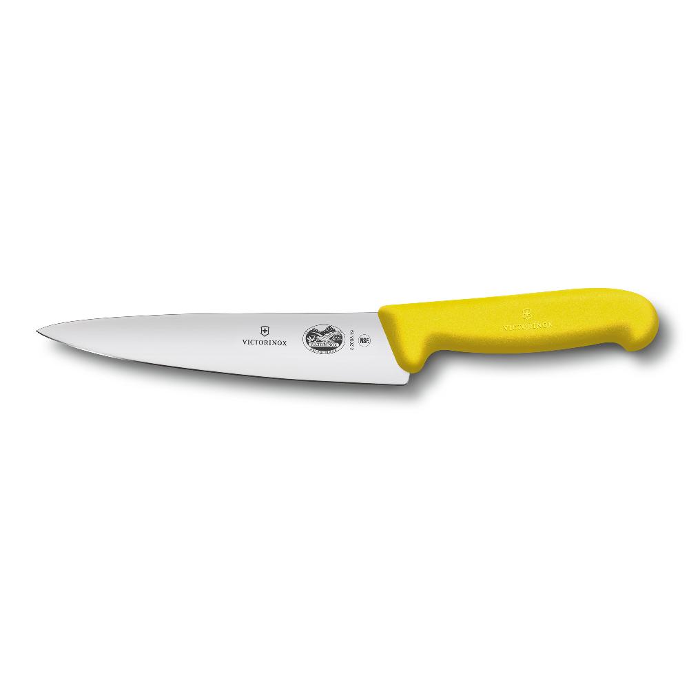 Нож разделочный VICTORINOX Fibrox с лезвием 19 см