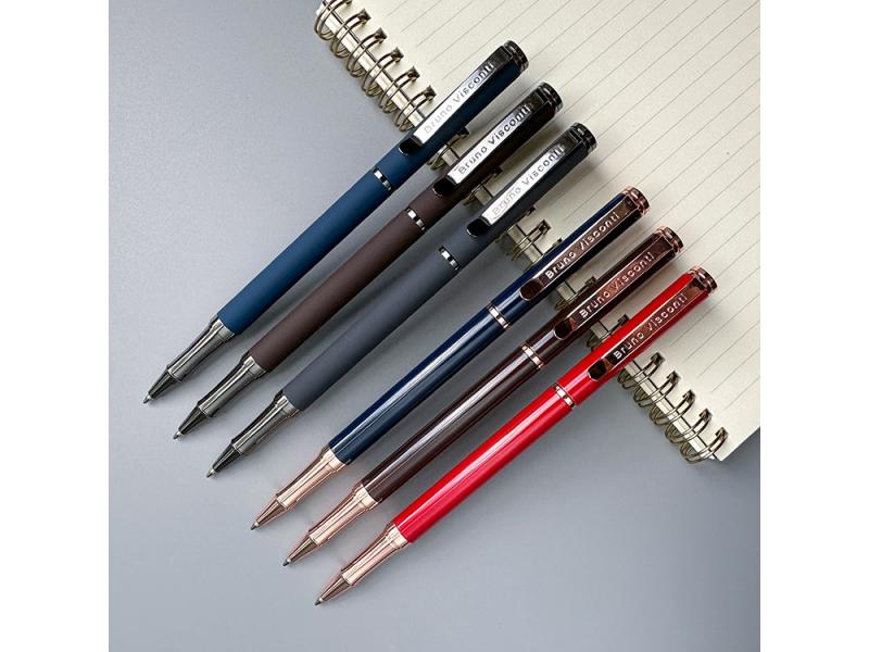 Ручка металлическая шариковая Venezia Pragmatico софт-тач