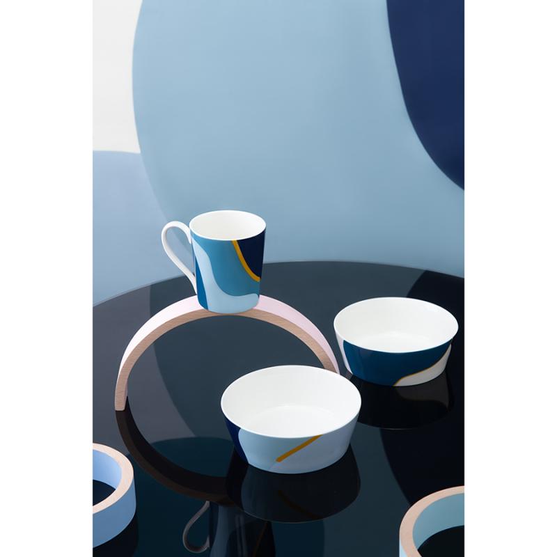 Набор из двух салатников  с авторским принтом из коллекции freak fruit, 16см