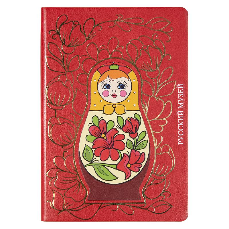 Ежедневник Flexy Buffalo Print Sample Русский музей А5, недатированный, в гибкой обложке