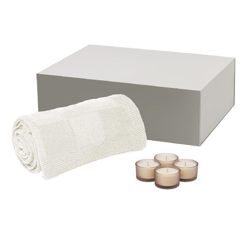 Подарочный набор Sento, Cella,  (свеча, плед)