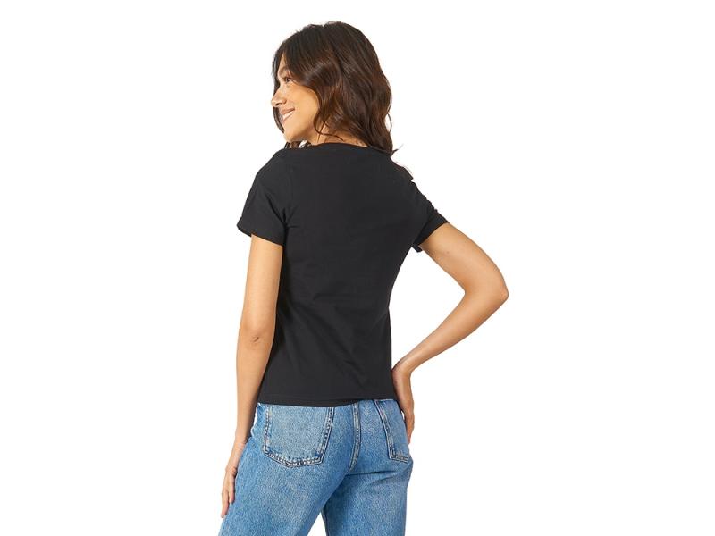 Футболка Heavy Super Club женская с V-образным вырезом