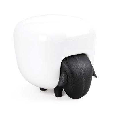 Держатель для ватных дисков sheep,  с белой крышкой