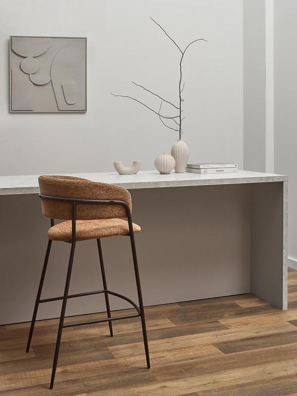 Стул барный helning, мягкий шенилл