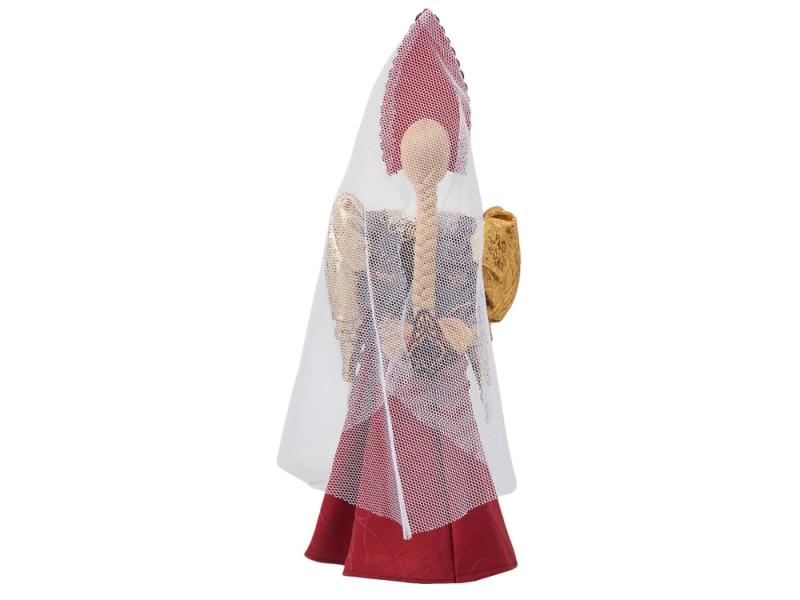 Подарочный набор: кукла фарфоровая, чай Малина с мятой