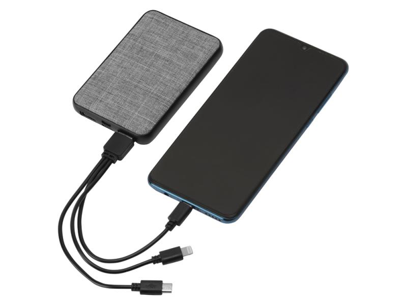 Внешний аккумулятор из rPET Reborn, 5000 mAh