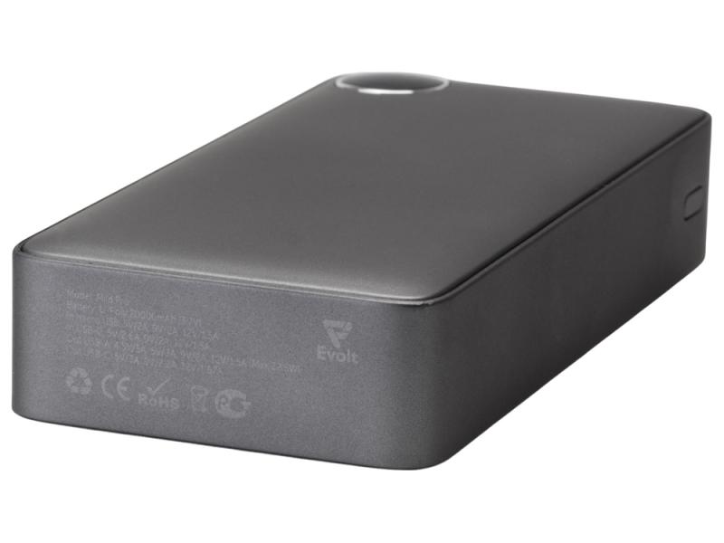 Внешний аккумулятор Mild Pro c быстрой зарядкой QC/PD, металлик soft-touch, 20 000 mAh