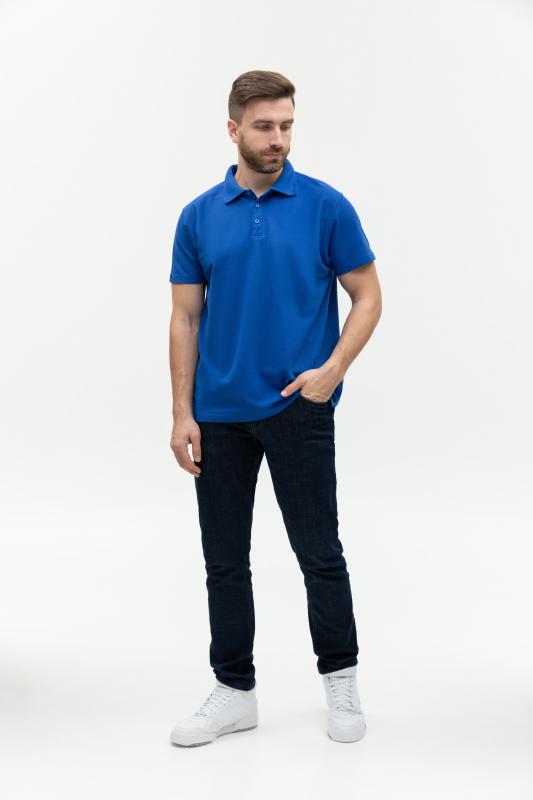 Рубашка поло мужская  STAN хлопок/полиэстер 185