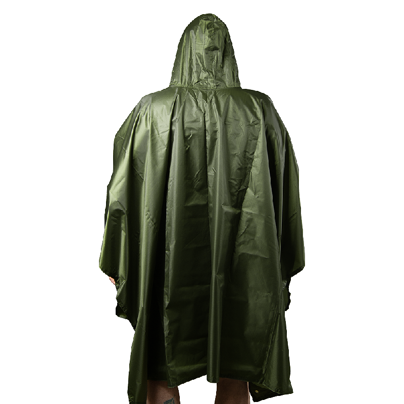 Дождевик пончо-тент Robinson туристический с чехлом c водонипроницаемой ткани один размер