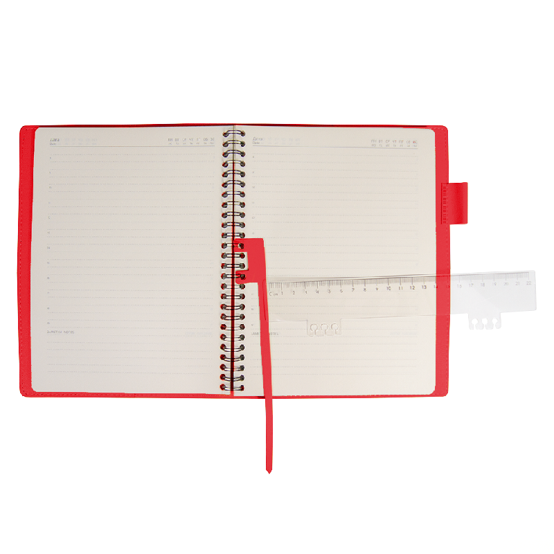 Ежедневник Flexy Verde Sivilia B5 на пружине, недатированный, в гибкой обложке