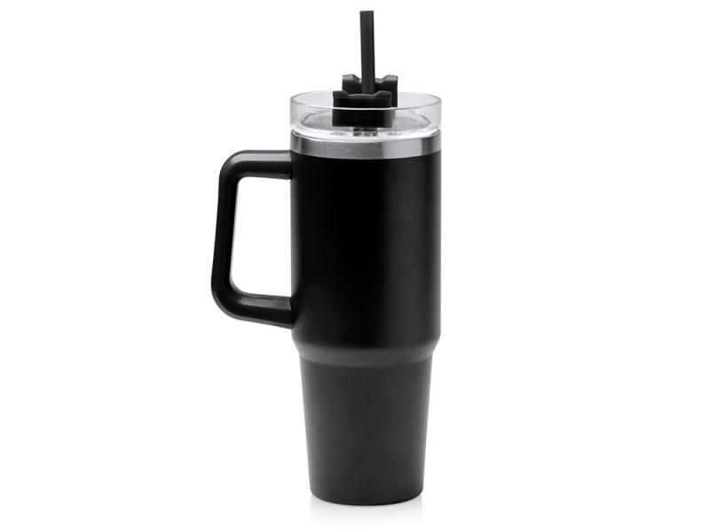 Термокружка Крэнстон с трубочкой и поворотной крышкой, 850 мл