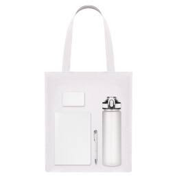 Подарочный набор Welcome Pack,  (бутылка, ежедневник, ручка, ЗУ, шоппер)