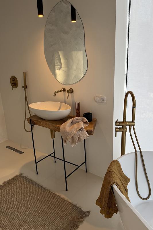 Полотенце для рук из умягченной вафли ового цвета из коллекции essential, 50x90 см