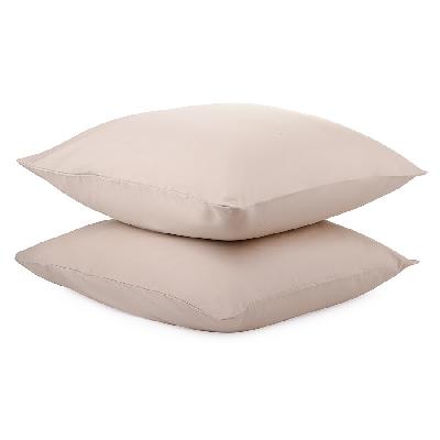 Набор из двух наволочек из сатина  из коллекции essential, 70х70 см