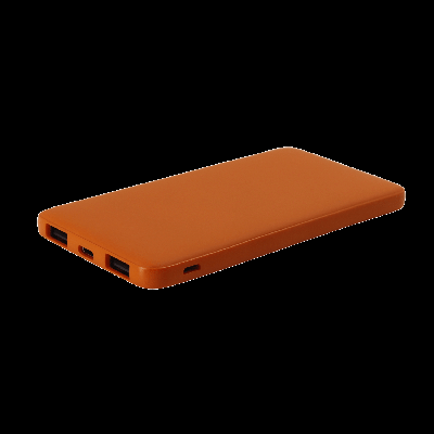 Внешний аккумулятор Bplanner Power 1 ST, софт-тач, 5000 mAh (Оранжевый)