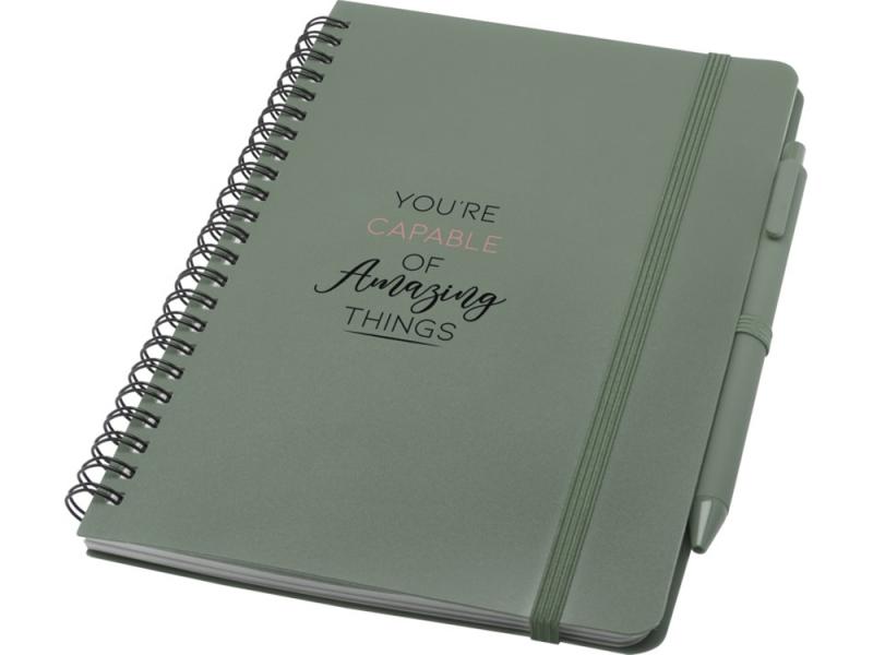 Блокнот А5 Thalaasa с шариковой ручкой