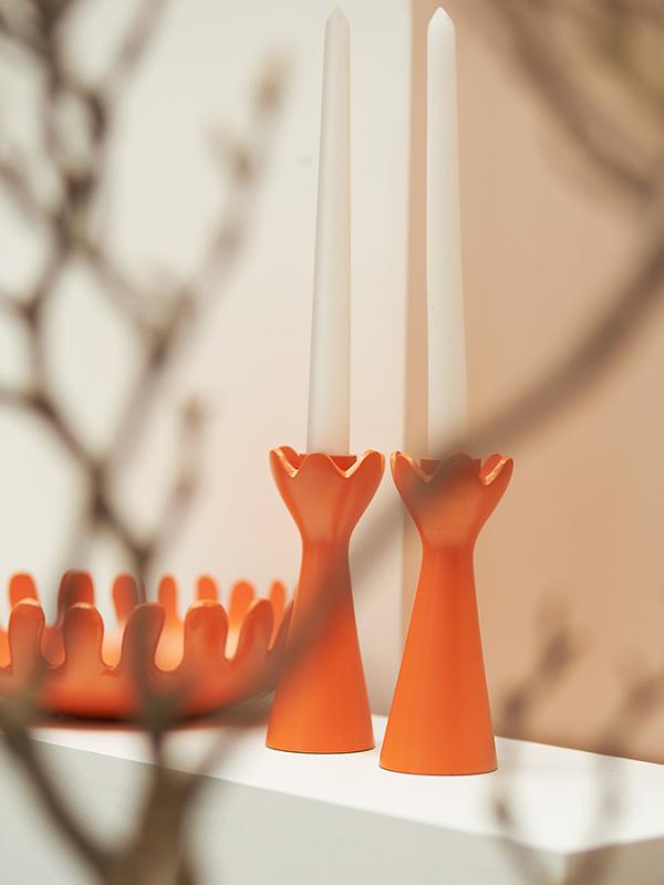 Подсвечник laminaria, 15 см, апельсин цедра