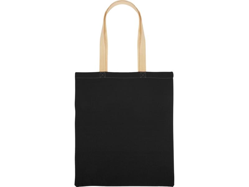 Сумка для шопинга Twin двухцветная из хлопка, 180 г/м2