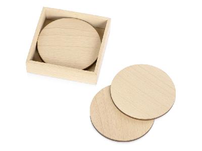 Набор круглых костеров на подставке Drink