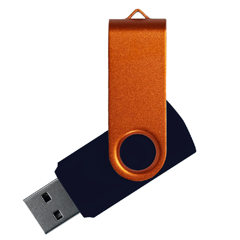 Флеш накопитель USB 2.0 Twister Сolor Mix 16GB, пластик Софт Тачметалл