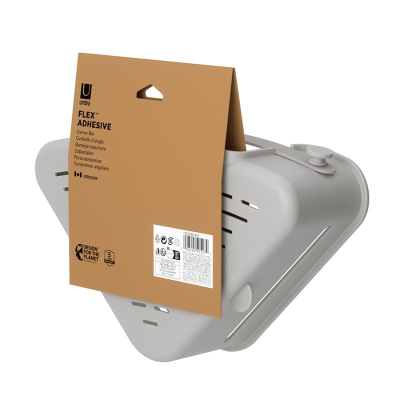 Органайзер для душа угловой flex adhesive