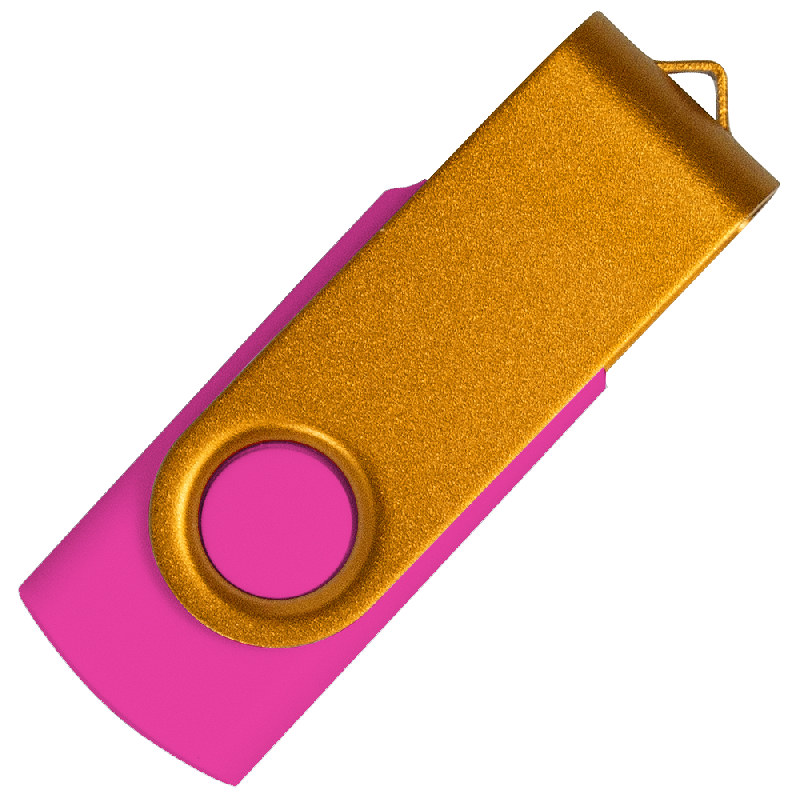 Флеш накопитель USB 2.0 Twister Сolor Mix 16GB, пластик Софт Тачметалл