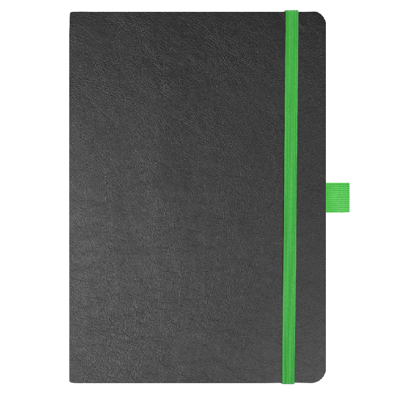 Блокнот Flexy Forest Urban Soft leather  А5, недатированный, с резинкой и петлей для ручки, в гибкой обложке