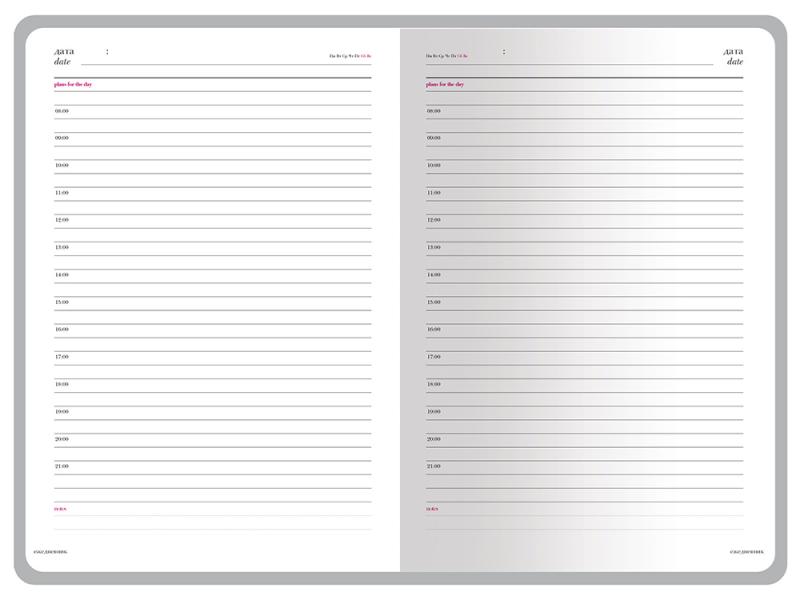 Ежедневник недатированный А5+ Россия. Флаг